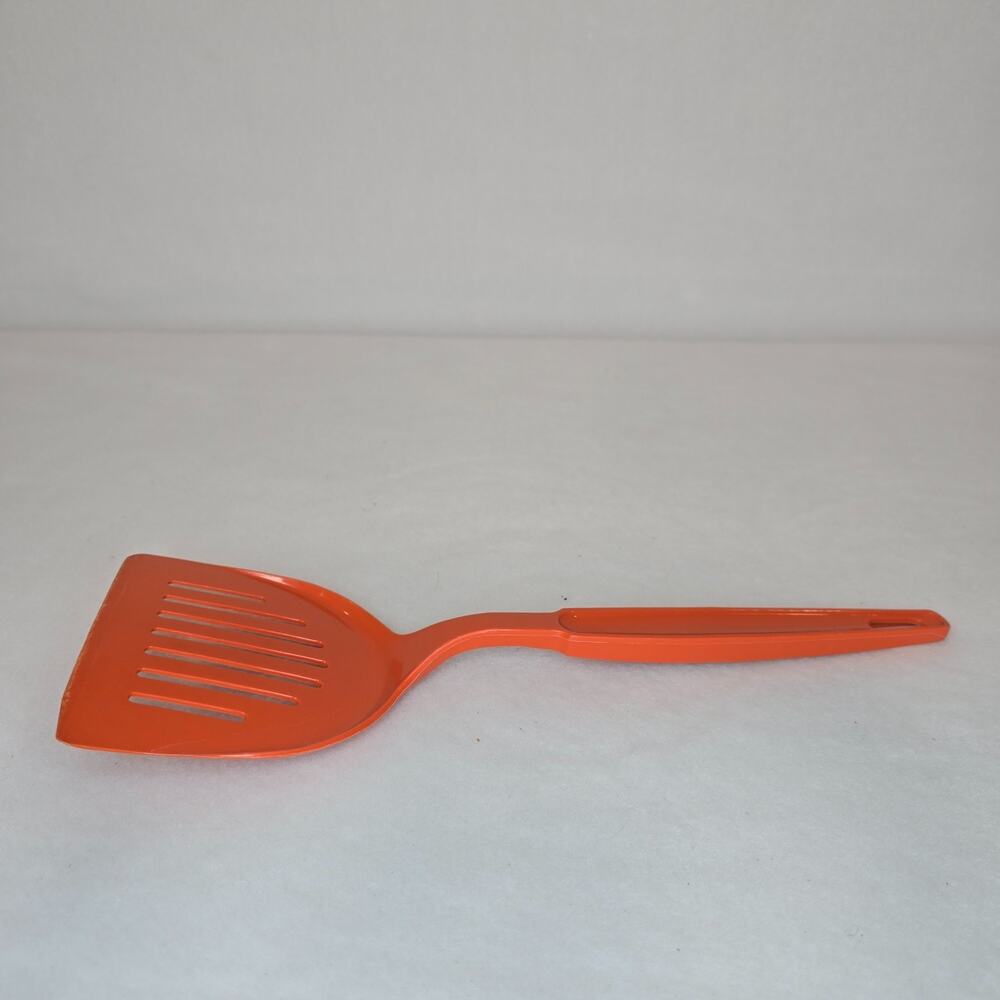Vintage Ecko Orange Plastic Nylon Slotted Spatula Turner Retro 11" USA